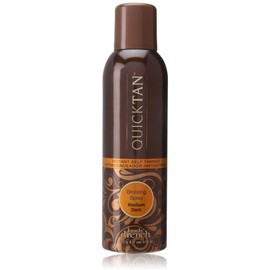 Body Drench QuickTan Bronzing Spray Instant Self Tanner, Medium/Dark, 6oz, 3 Pack