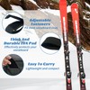 Adjustable Ski Ties, 6pcs Ski Straps Ski Straps Fasteners Adjustable