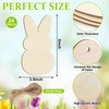 Wooden Easter Ornaments to Paint Spring Decoration Happy Easter Cutouts