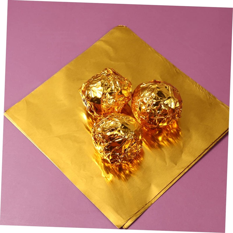 GRIRIW Aluminum Foil Wrapping Paper Roll 300pcs Food Grade Tinfoil