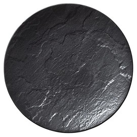 Meteor 67137371 Commercial Dessert Plate, 7.9 inches (20 cm), Black