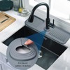 Silicone Sink Splash Guard for Kitchen & Bathroom, 17.7 inch