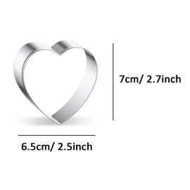 WJSYSHOP Single Heart Shape Cookie Cutter