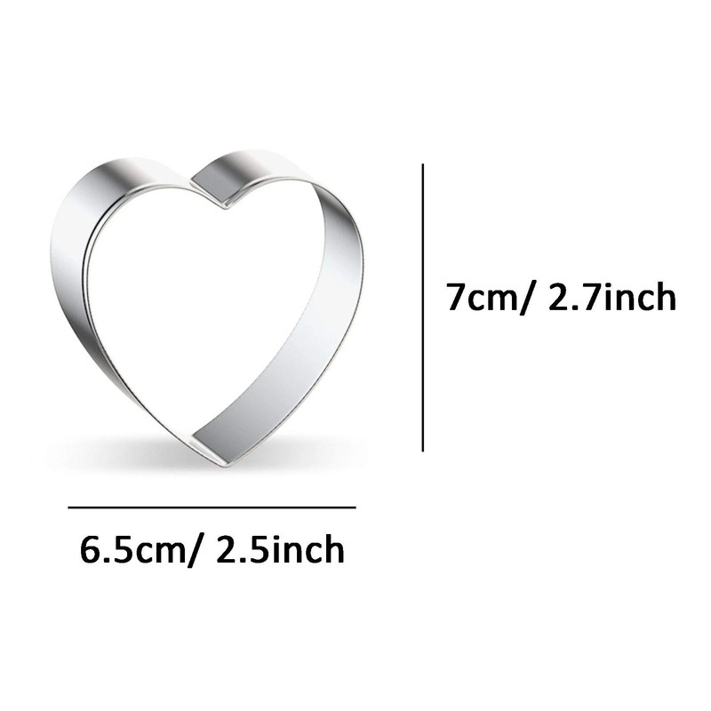 WJSYSHOP Single Heart Shape Cookie Cutter