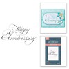 Spellbinders Copperplate Happy Anniversary BetterPress Plate from The Copperplate Happy