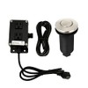 Akicon Garbage Disposal Kitchen Air Switch Kit, Dual Outlet Sink