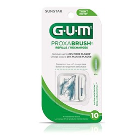Gum GUM Refill (tapered) Narrow with antibacterial bristles, 6 pack X10ct (60ct), 414DZ