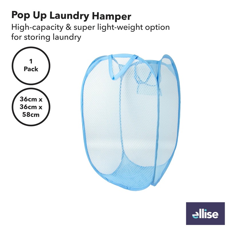 Ellise Pop Up Laundry Hamper and Bag, 36 cm x