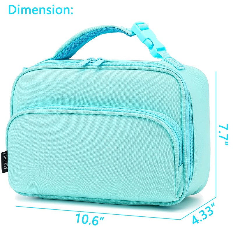 FlowFly Kids Lunch box Insulated Soft Bag Mini Cooler Back