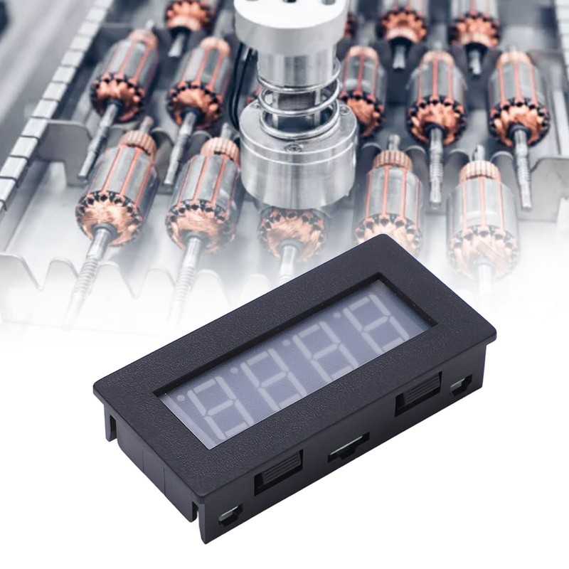 4 Digit LED Display Tachometer Multifunctional RPM Rotation Speed Tester