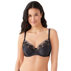Wacoal Women's Side Note Full Figure Underwire Bra, Black, 40G