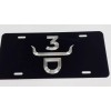 Diamond Etched Products Custom Cattle Ranch Brand Car Tag Diamond