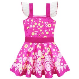 Lito Angels Mia and Me Girls Pink Fancy Dress Costume Dress Party Fancy Dress Size 3-4 Years 104