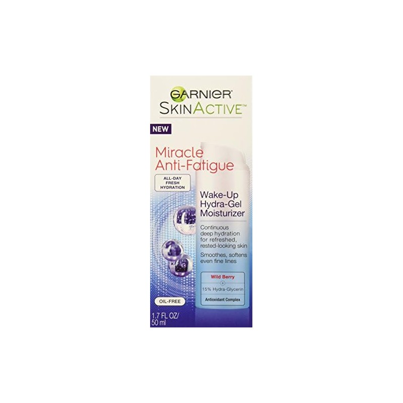 Garnier SkinActive Miracle Anti-Fatigue Wake-Up Hydra-Gel Moisturizer, 1.7 Fluid Ounce
