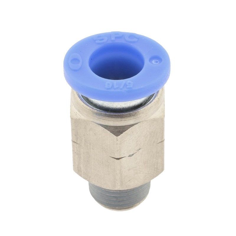 IQS Straight Connector NPT 1/4 Inch - 3/8 Inch (9.52