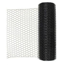 Stromberg’s PVC-Coated Galvanized Wire Fencing, 1-Inch Hex Mesh, Weatherproof, Long-Lasting & Durable for Outdoor Use, Ideal for Poultry Runs and Flight Pens, 4' x 100' Roll