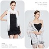 TYGFRT Elegant Ladies Evening Dress Shawl - Bride And Bridesmaid