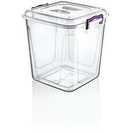 HOBBY LIFE 20 Litre Plastic Pantry Box, Transparent