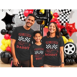 Birthday Family Matching Shirts Race Car Birthday Boy Party Shirt Family Matching Outfits Cute Vacation Tops