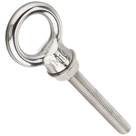 Himejiya Stainless Steel Long Eye Bolt B Type (Nominal 0.4 inches (10 mm)