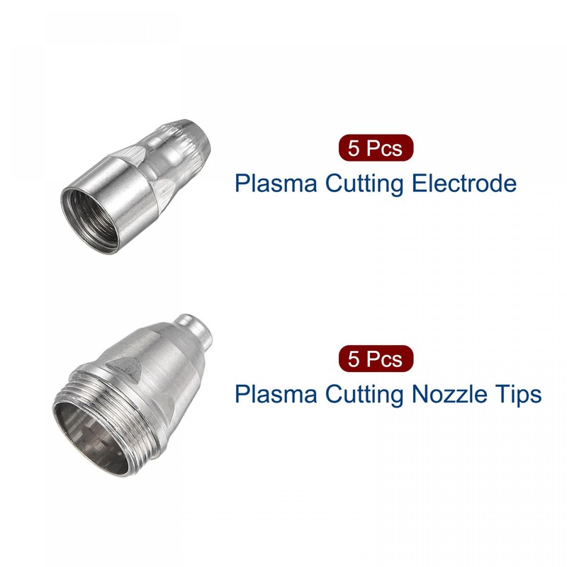 sourcing map 1.1mm P80 Electrode Plasma Cutting Consumable Cutter Torch