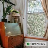 DKTIE Retro Leaves Pattern Two Way Window Film Privacy Day