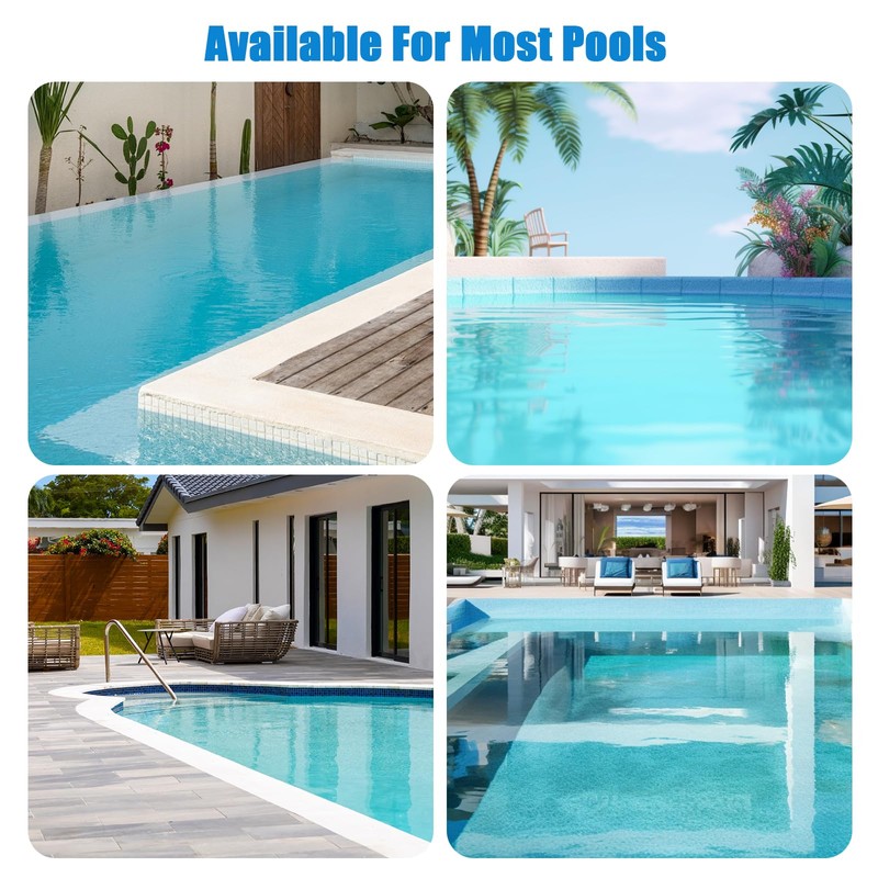 FBULWSEC 60'ft Roll Swimming Pool Liner Bead Lock for Above-Ground