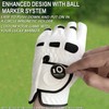 AXKAL Golf Glove Men Left Hand Right Leather With Ball