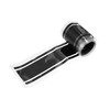 A ABSOPRO Car Bonnet Striped Pattern Outdoor Sticker Replacement Black