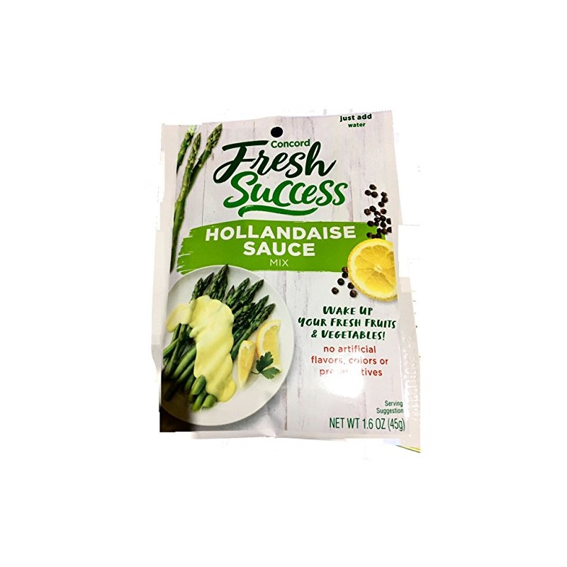 Concord Hollandaise Sauce, 1.6-Ounce Pouches (Pack of 18 )