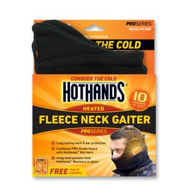 Hothands Gaitor NECKGAITBLK Fleece Neck Guard, Black