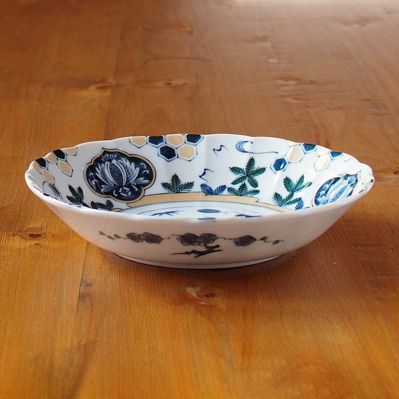 AWASOME AWASOME Tortoise Pine Crest 8.0 Deep Plate, Blue