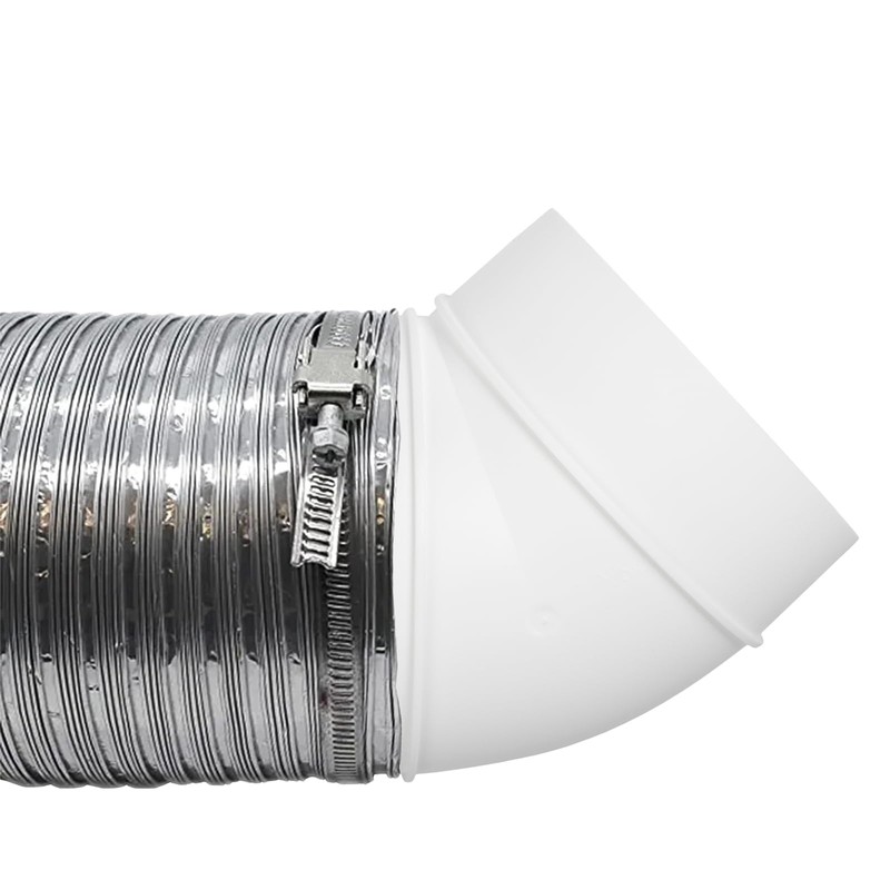 45 Degree 4 Inch / 100mm Plastic Elbow - Bend
