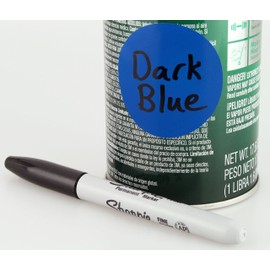 ChromaLabel 2 Inch Round Permanent Color-Code Dot Stickers, 500 per Roll, Dark Blue