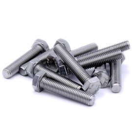 M8 (8mm x 50mm) Hex Bolt (Fully Threaded Setscrew) - Stainless Steel (A2) (Pack of 10)
