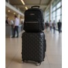 Kenneth Diamond Lattice 2pc Carry On Luggage Set Spinner Lightweight