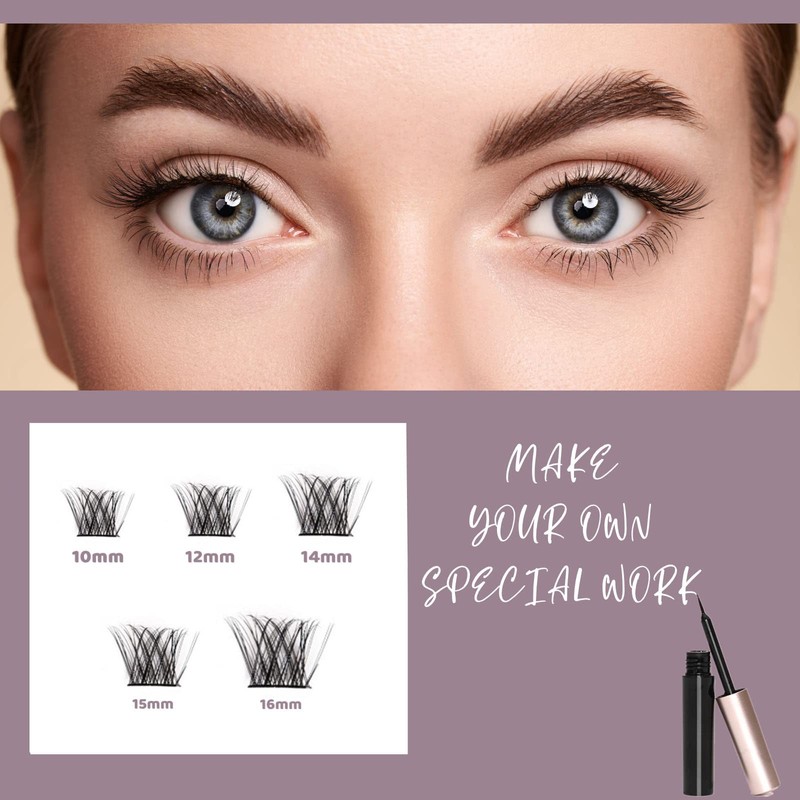 Individual Lashes Cluster Lashes 90 Lash Clusters DIY False Eyelashes