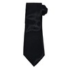 Black Tie Mens Formal Wear Plain Wedding Party Business Funeral