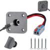 RV DC Cable Panel Mount for Starlink mini, 5.5 x