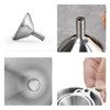 Esforzarse 3 PCS Food Grade Metal Funnels, with 2 Brushes,