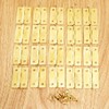 Dophee 32*21mm 20個 平蝶番 丁番 ミニ蝶番 木箱用のヒンジ ウェアヒンジ ドアのヒンジ ドア用金物