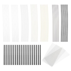 MECCANIXITY 79pcs Plastic Welding Rods PU/PP/ABS/PE/TPO/PA/PC Welding Strips Welder Rods with Wire Net for Plastic Welder,Car Bumper, Kayak Repair