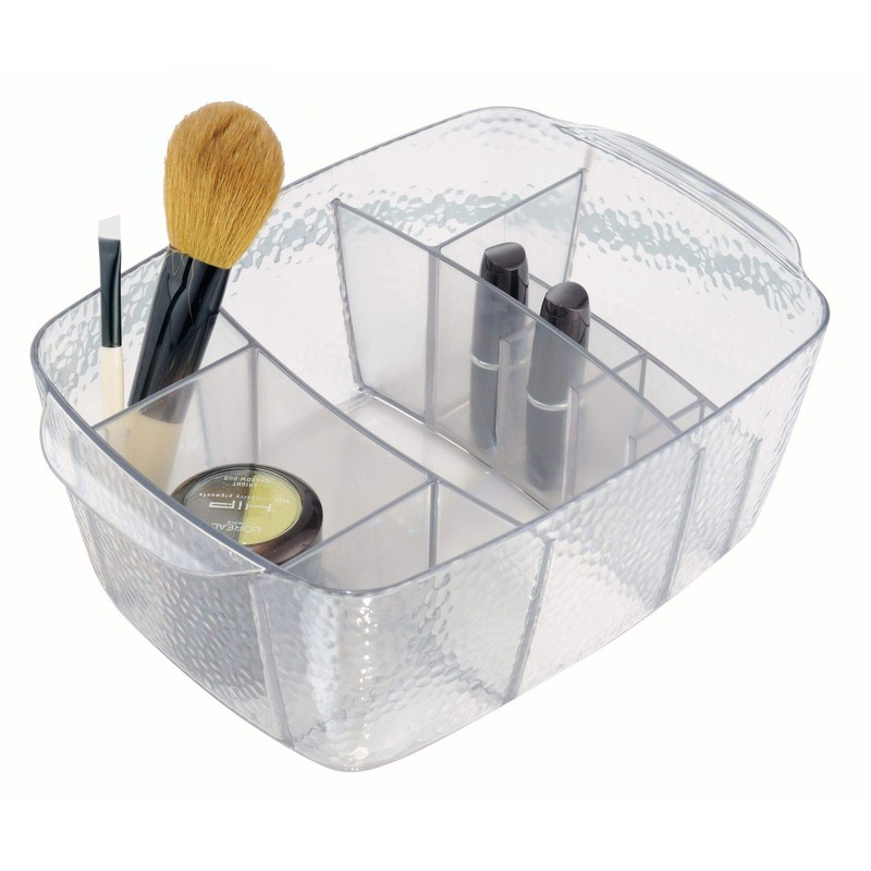 InterDesign Rain Cosmetic Organizer, Clear