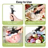 Ice Cream Scoop, 2.2 tbsp Stainless Steel Cookie Scoop 32