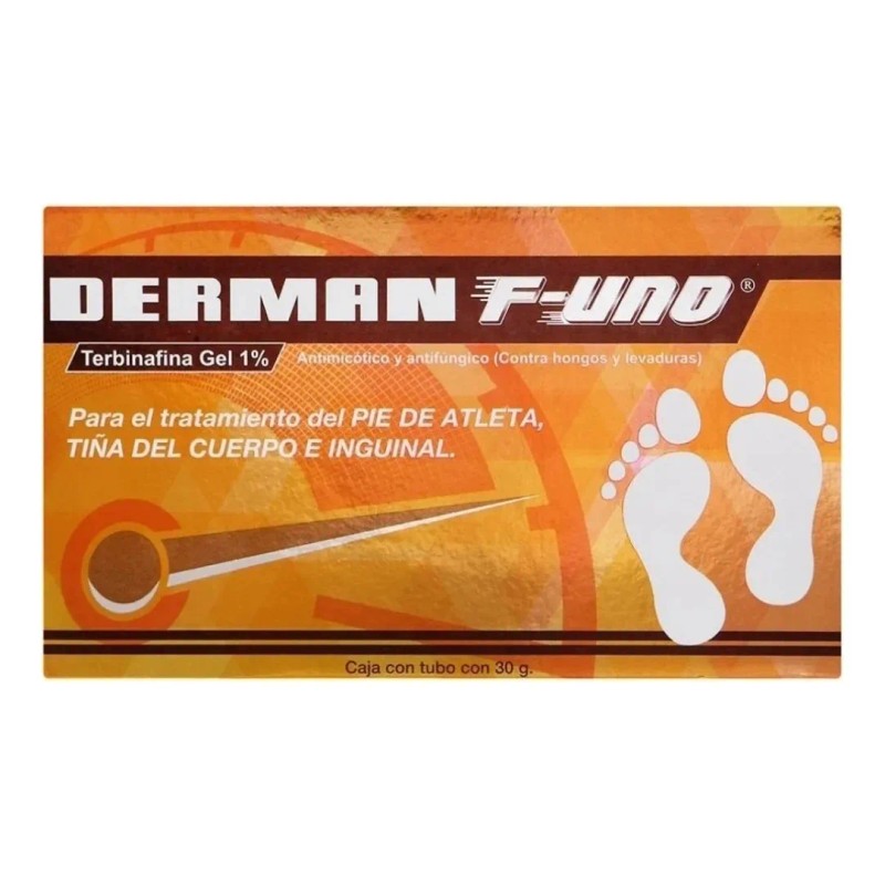 Cuidado Pies, Derman F-1 Pie Atleta Hongos Uñas