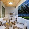 zemty LED Ceiling Light with Motion Sensor, 23 cm, 18