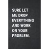 Sure Let Me Drop Everything And Work On Your Problem: