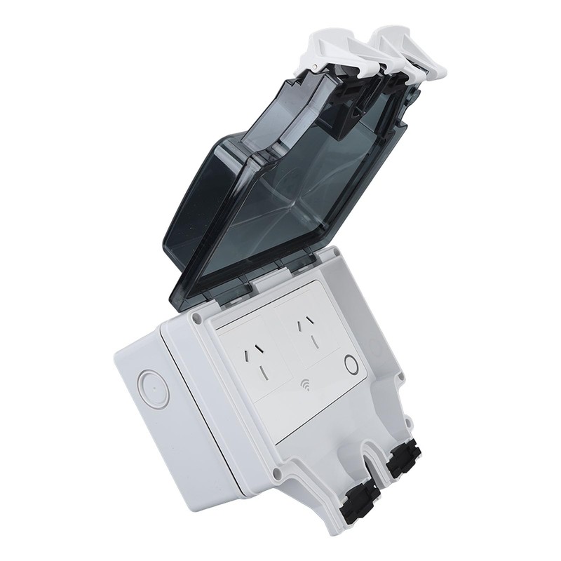 WiFi Smart Plug, IP66 Waterproof Safety Lock Hole WiFi Smart