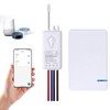 Wireless Light Switch and Receiver Kit Alexa,Greencycle Wireless Switch for