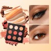 Paleta Sombras Ojos Mopoyat 18 Tonos Brillante Hipoalergénico Impermeable